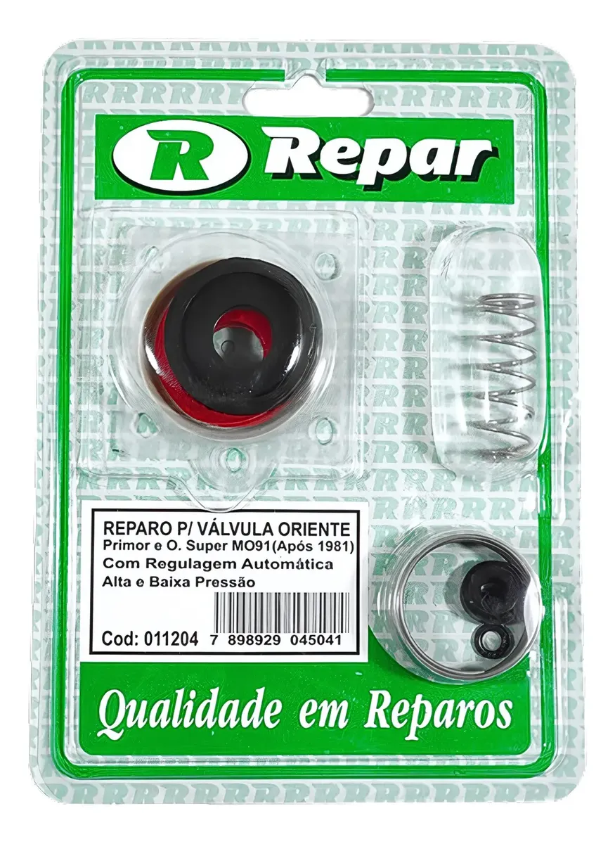1 Kit Reparo Para Válvula Descarga Oriente Primor Atual 40mm
