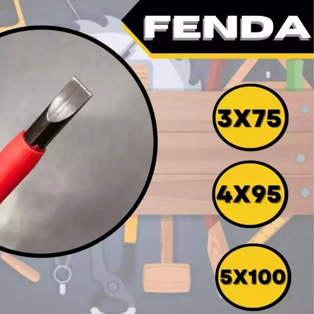 1.. Kit Jogo De Chave Fenda E Phillips Isolada Kit 6 Peças Original Bomvink - Imagem 3