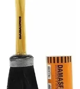 Broxa Redonda Nylon Madeira Preto Damasfios