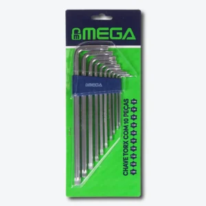 Chave TORX Haste Curta Com 10 Peças