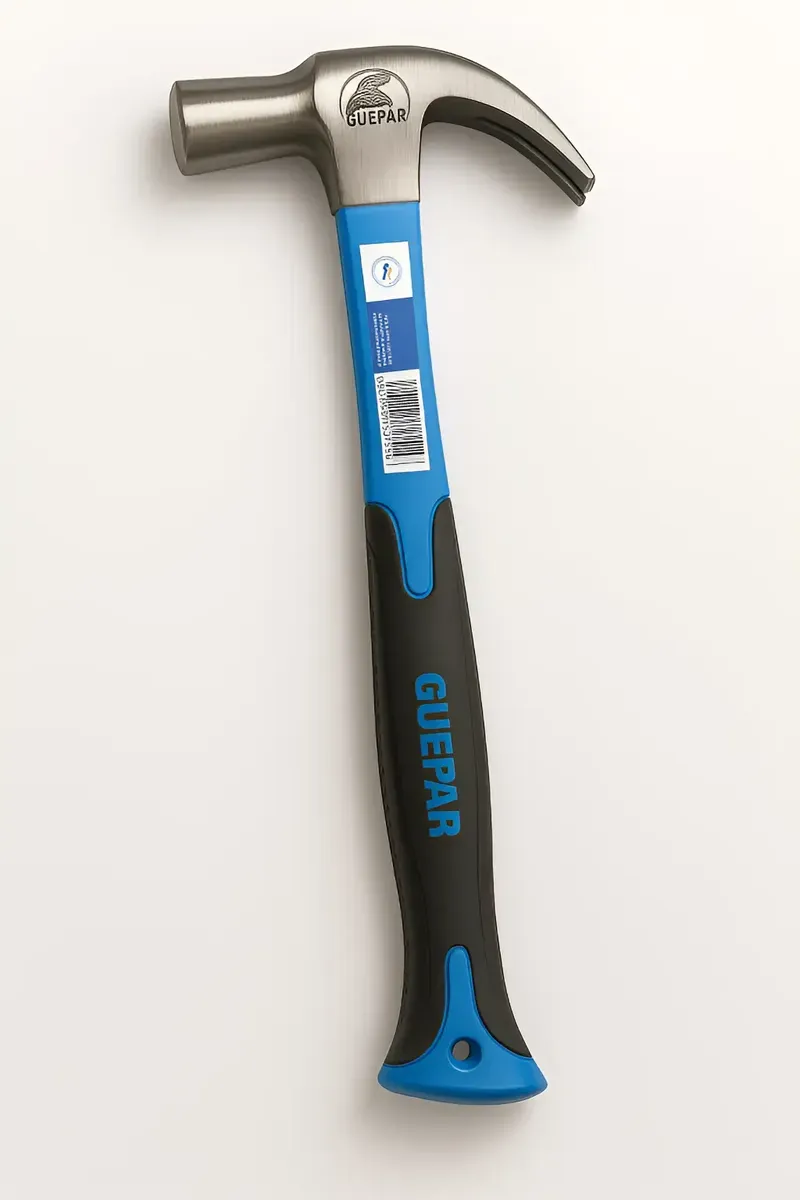 4 Martelo Unha Polido Cabo Fibra 27mm Guepar