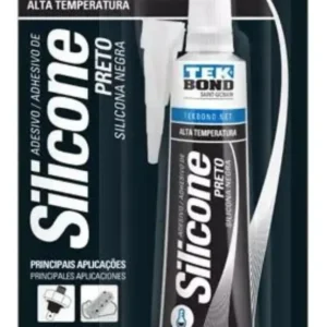 Silicone Alta Temperatura Preto Tekbond 50g Original