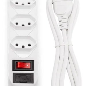 Protetor Eletrônico Intelbras Com 4 Tomadas Epe 1004 Branco