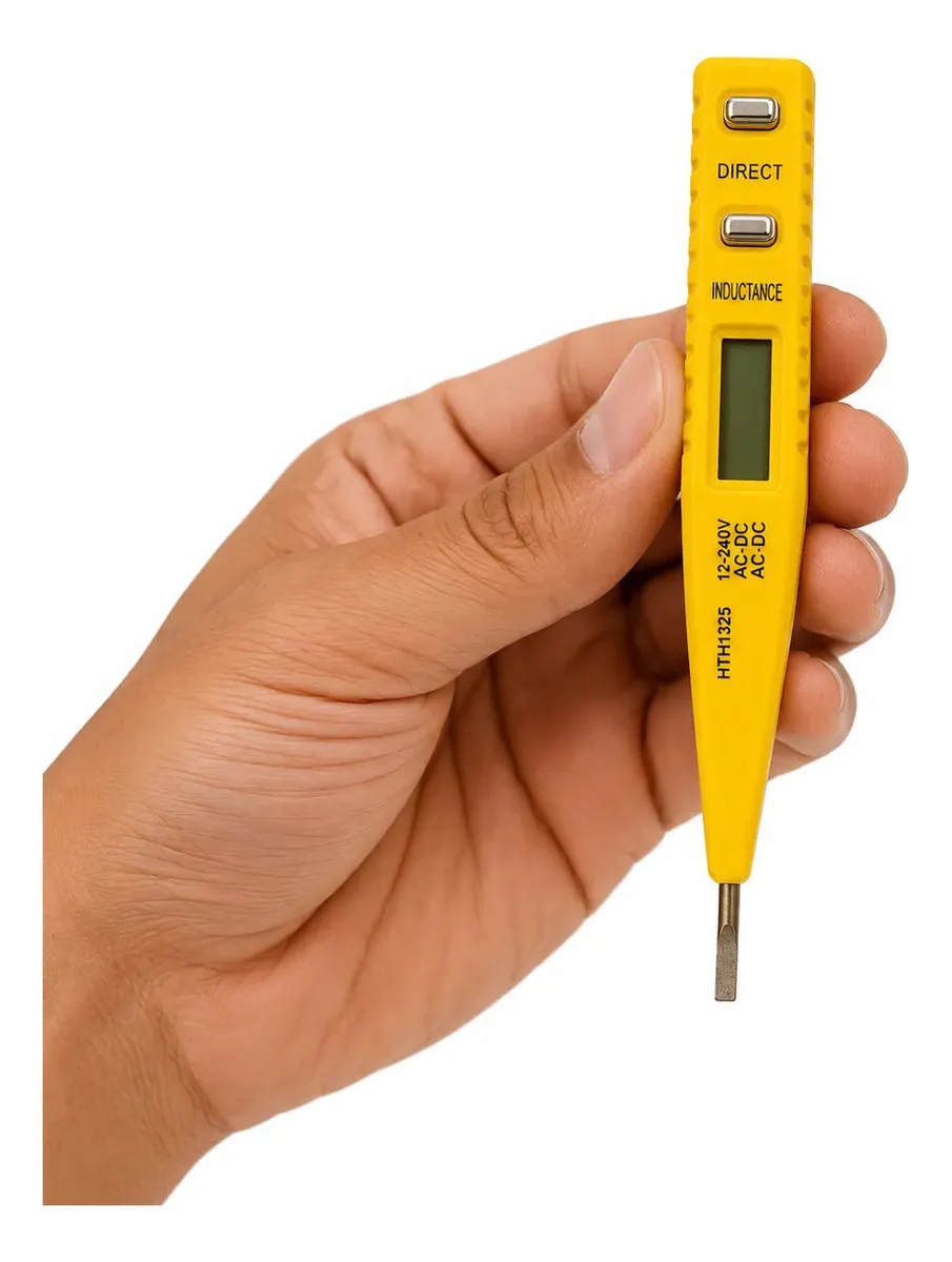 6. Chave Teste Elétrica Digital Bestfer BFH1325 Sem Fio Amarelo - Imagem 2