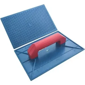 Desempenadeira Frisada Azul 18x30cm Massa Fina E Grossa